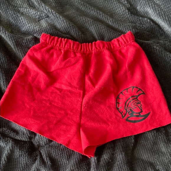 university of tampa Pants - Spartan Red Women's Athletic Shorts